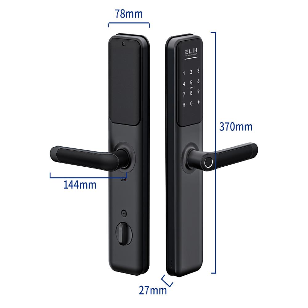 กลอนดิจิตอล ELH L200 สีดำ