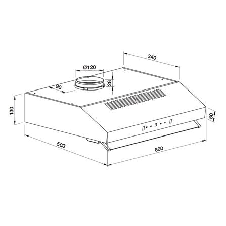 เครื่องดูดควันมาตรฐาน HAFELE ANIL60 60 ซม._3