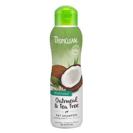 แชมพูสุนัข TROPICLEAN OATMEAL TEA TREE 12 ออนซ์_0