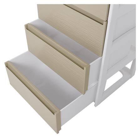ตู้ลิ้นชัก 4 ชั้น STACKO SARU 61X46X92 ซม. สีขาว_3
