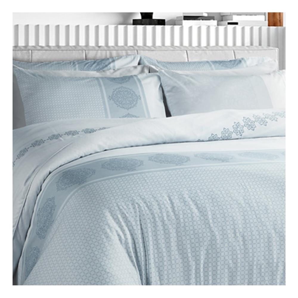 ชุดผ้าปูที่นอน 5 ฟุต 6 ชิ้น PREMIER SATIN ROYAL TOUCH PRINT PC124