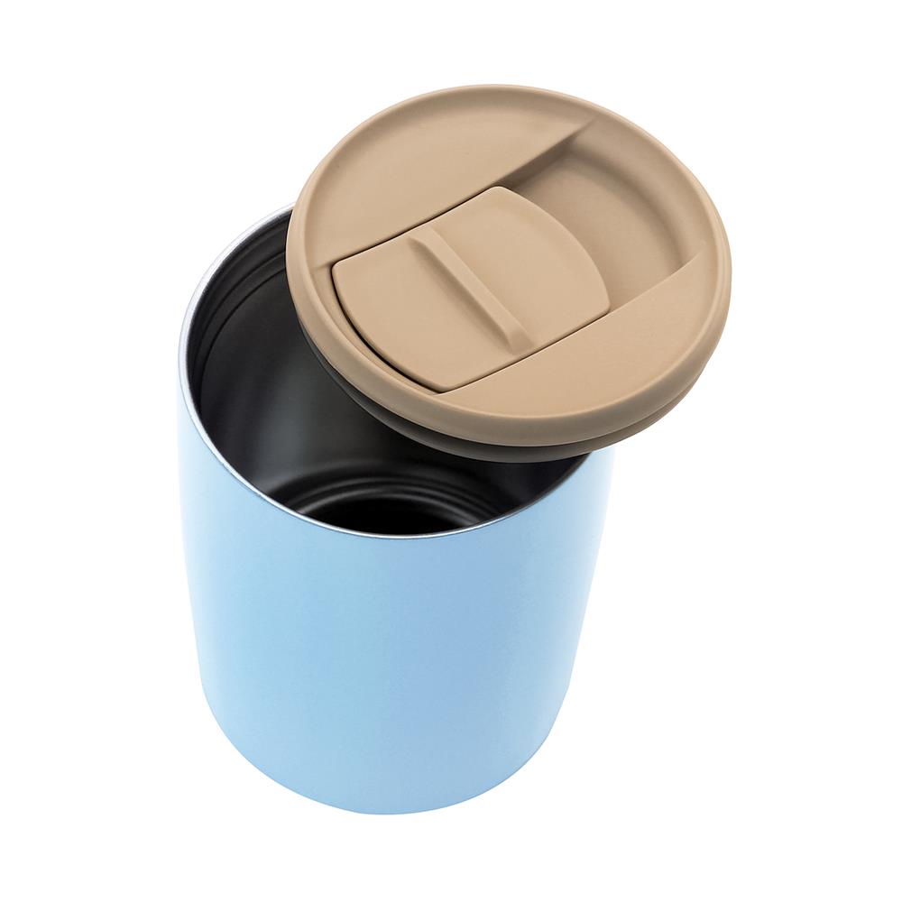 ถ้วยน้ำสุญญากาศพร้อมฝา THERMOS JDP-300 0.3 ลิตร สีฟ้า