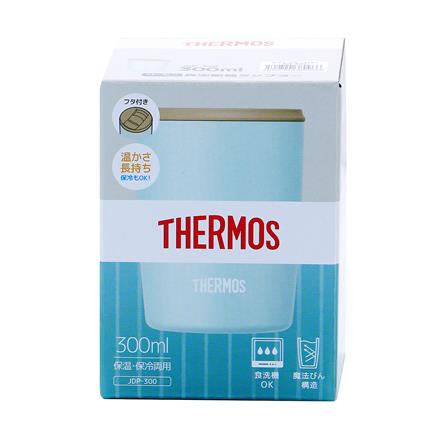 ถ้วยน้ำสุญญากาศพร้อมฝา THERMOS JDP-300 0.3 ลิตร สีฟ้า_4