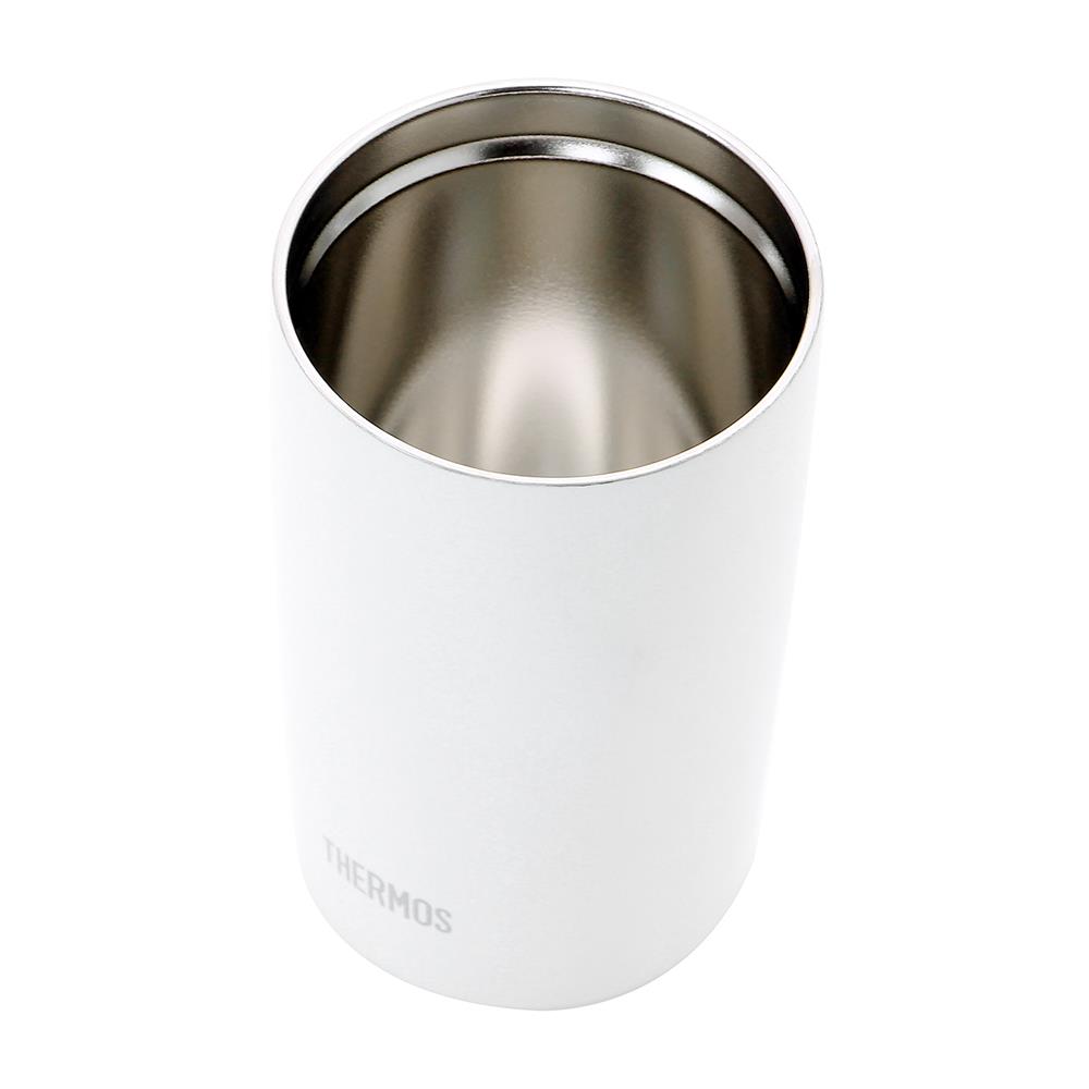 ถ้วยน้ำสุญญากาศพร้อมฝา THERMOS JDP-400 0.4 ลิตร สีขาว