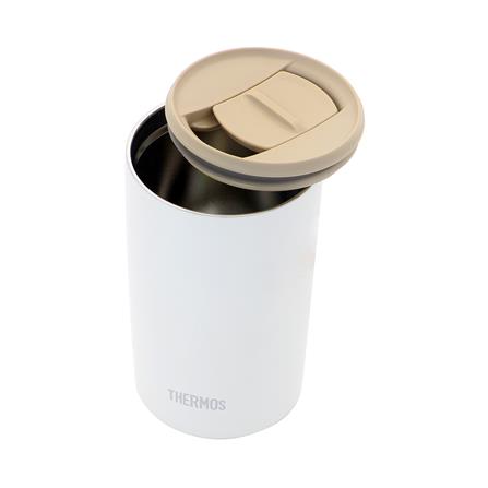 ถ้วยน้ำสุญญากาศพร้อมฝา THERMOS JDP-400 0.4 ลิตร สีขาว_2