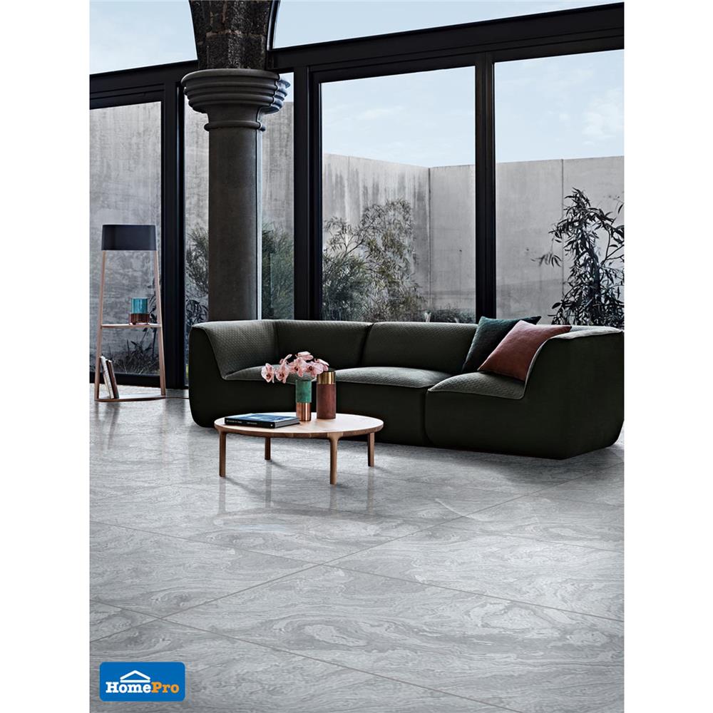 กระเบื้องพื้นพอร์ซเลน 60x120 ซม. MAxIMUS วอชิงตัน เทา A 1.44M2