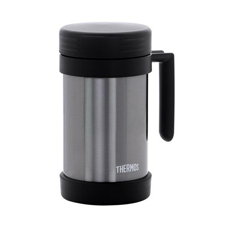 ถ้วยน้ำสุญญากาศพร้อมฝา THERMOS JMF-500S 0.47 ลิตร สีดำ_1