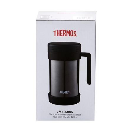 ถ้วยน้ำสุญญากาศพร้อมฝา THERMOS JMF-500S 0.47 ลิตร สีดำ_4
