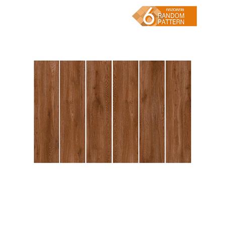 กระเบื้องพื้น 15x60 ซม. MAXIMUS ยาสมิน น้ำตาลแดง_1