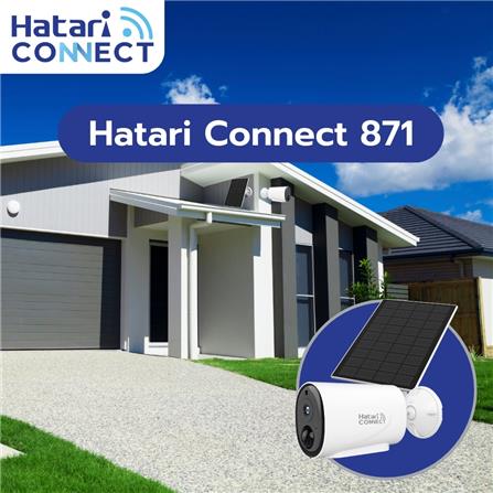 กล้องวงจรปิดไร้สายโซลาร์เซลล์ภายนอก HATARI CONNECT 871_4