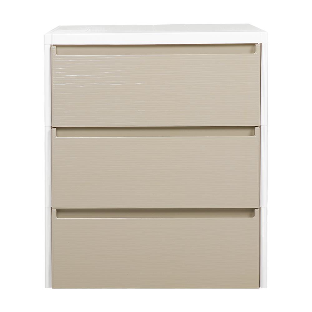 ตู้ลิ้นชัก 3 ชั้น STACKO SARU 61X46X70 ซม. สีขาว