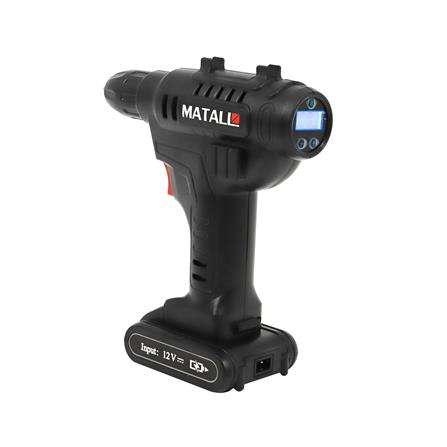 เครื่องสูบลมไฟฟ้าไร้สาย (แบตในตัว) MATALL 12 โวลต์ 120 วัตต์_3