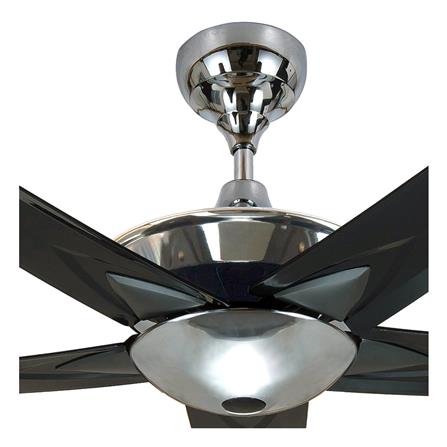 พัดลมไม่มีโคมไฟ CARINI CN01-58N ABK 58 นิ้ว 5 ใบพัด สีเงิน/ดำ_1