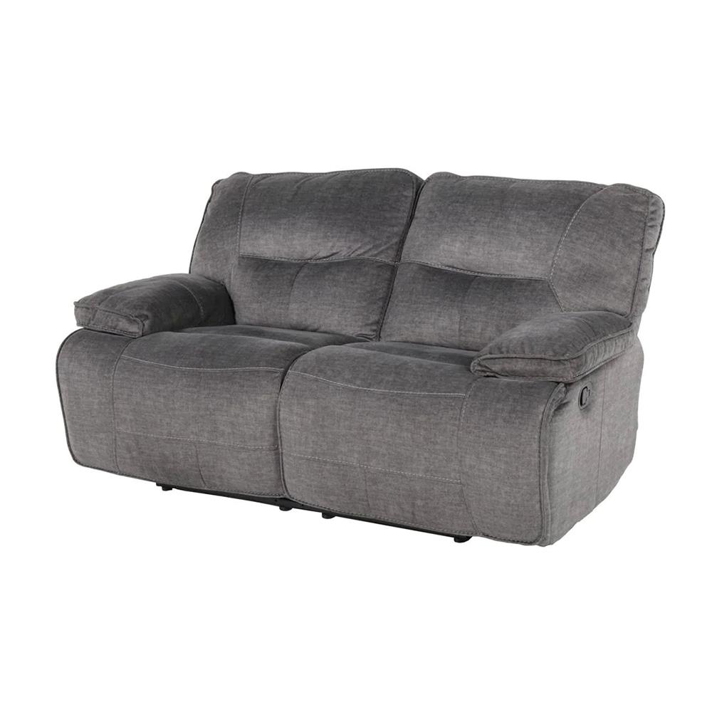 RECLINER 2 ที่นั่ง SB FURNITURE MEDINA สีเทาดำ