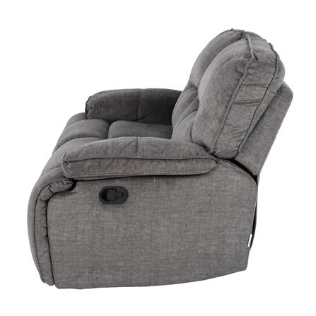RECLINER 2 ที่นั่ง SB FURNITURE MEDINA สีเทาดำ_2