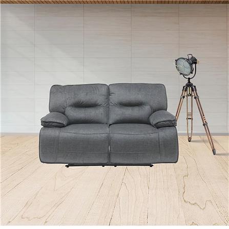 RECLINER 2 ที่นั่ง SB FURNITURE MEDINA สีเทาดำ_4