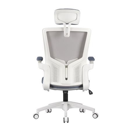 D.I.Y. เก้าอี้สุขภาพ WORKSCAPE LUNA SEA WCH-00005 สีขาว-น้ำเงิน_4