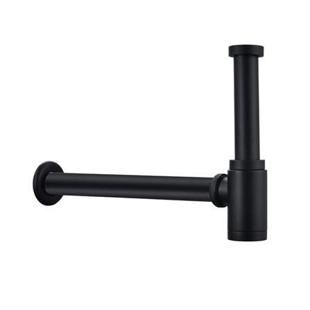 ท่อน้ำทิ้งอ่างล้างหน้ากระปุก RASLAND RA BOTTLE-BLACK 30 ซม.