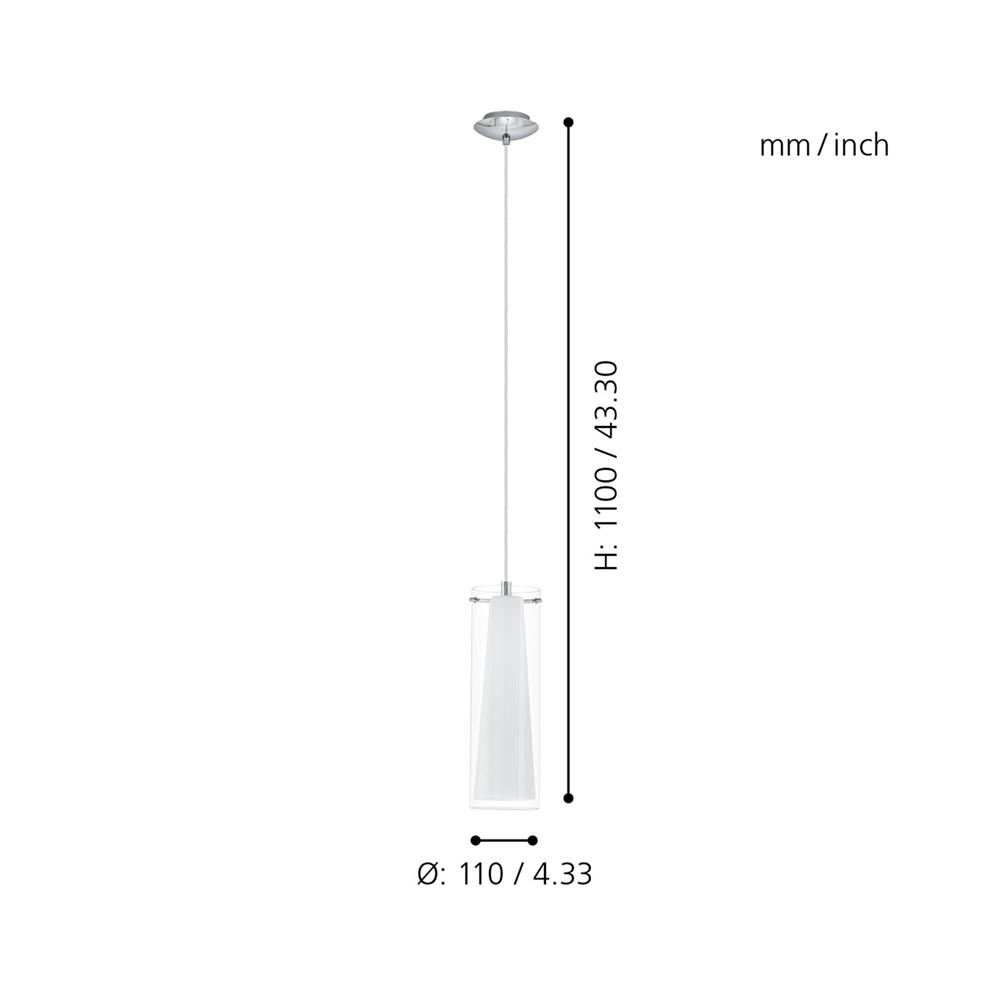 ไฟช่อ EGLO PINTO 89832 สีขาว 1 หัว