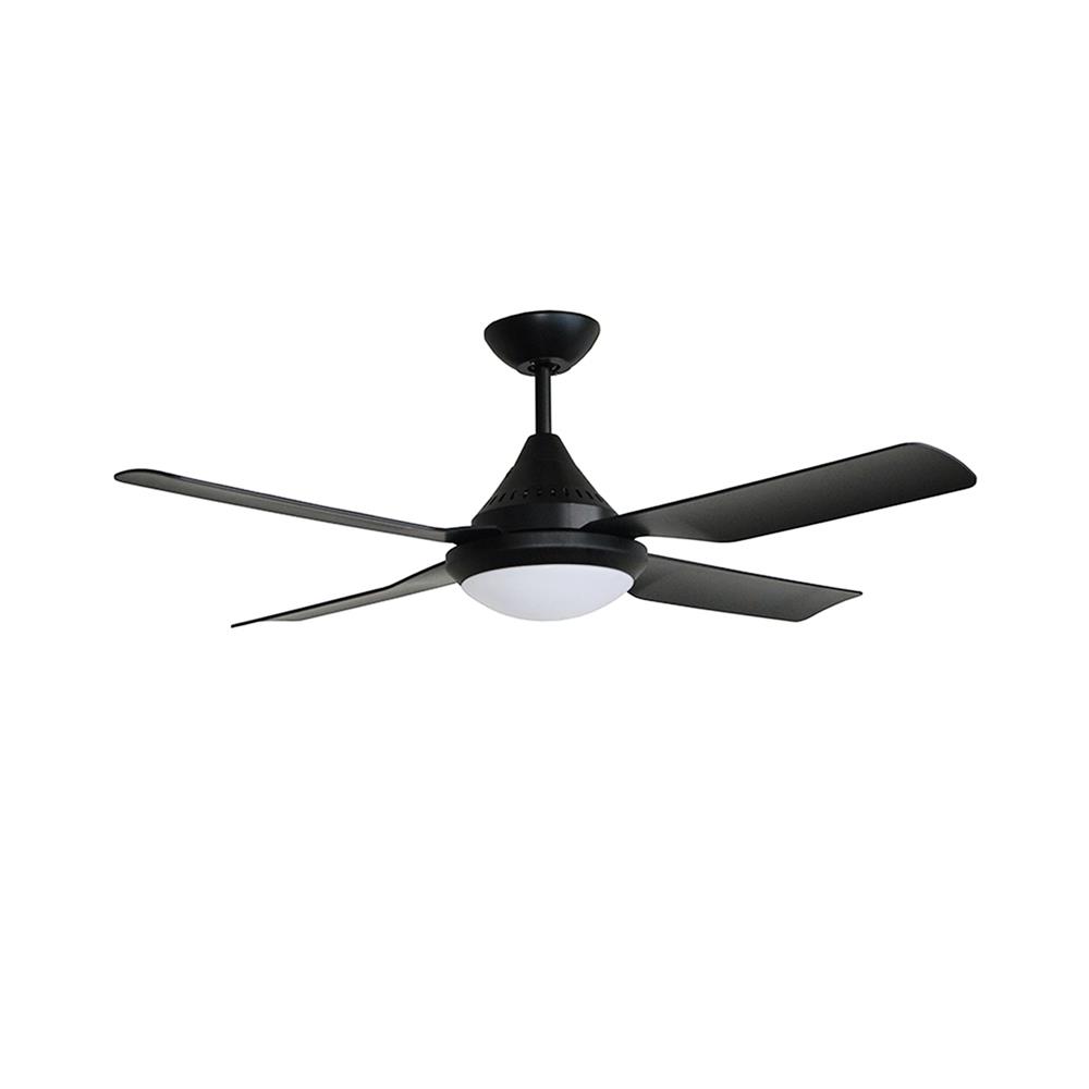 พัดลมโคมไฟ LED WINFAVOUR TC39 WF48 24 วัตต์ DAYLIGHT WARMWHITE COOLWHITE 48 นิ้ว สีดำ