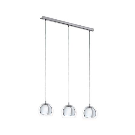 ไฟช่อ EGLO MD ROCAMAR 94593 แก้ว/โลหะ สีใส/เงิน 3 หัว_0