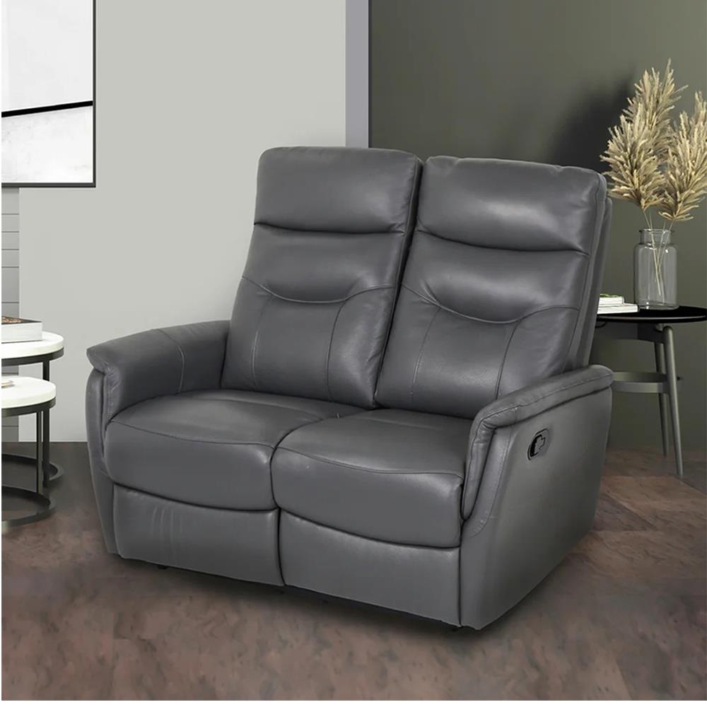 RECLINER 2 ที่นั่ง SB FURNITURE LILIANA สีเทาเข้ม