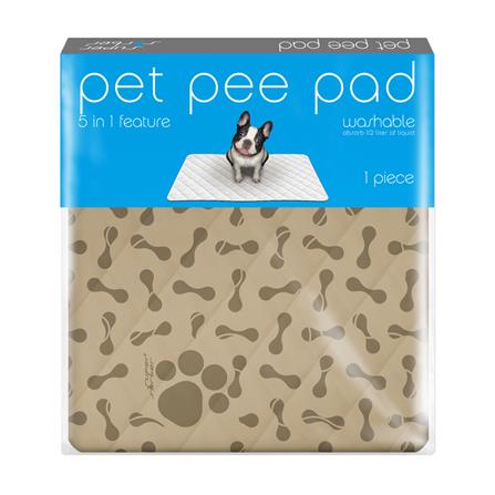 แผ่นรองฉี่สัตว์เลี้ยง PET PEE PAD ไซซ์ M สีเบจ_0