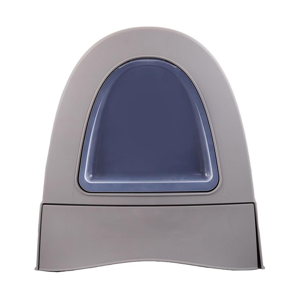 ห้องน้ำแมวแบบโดมมีลิ้นชัก IMAC สีเทา