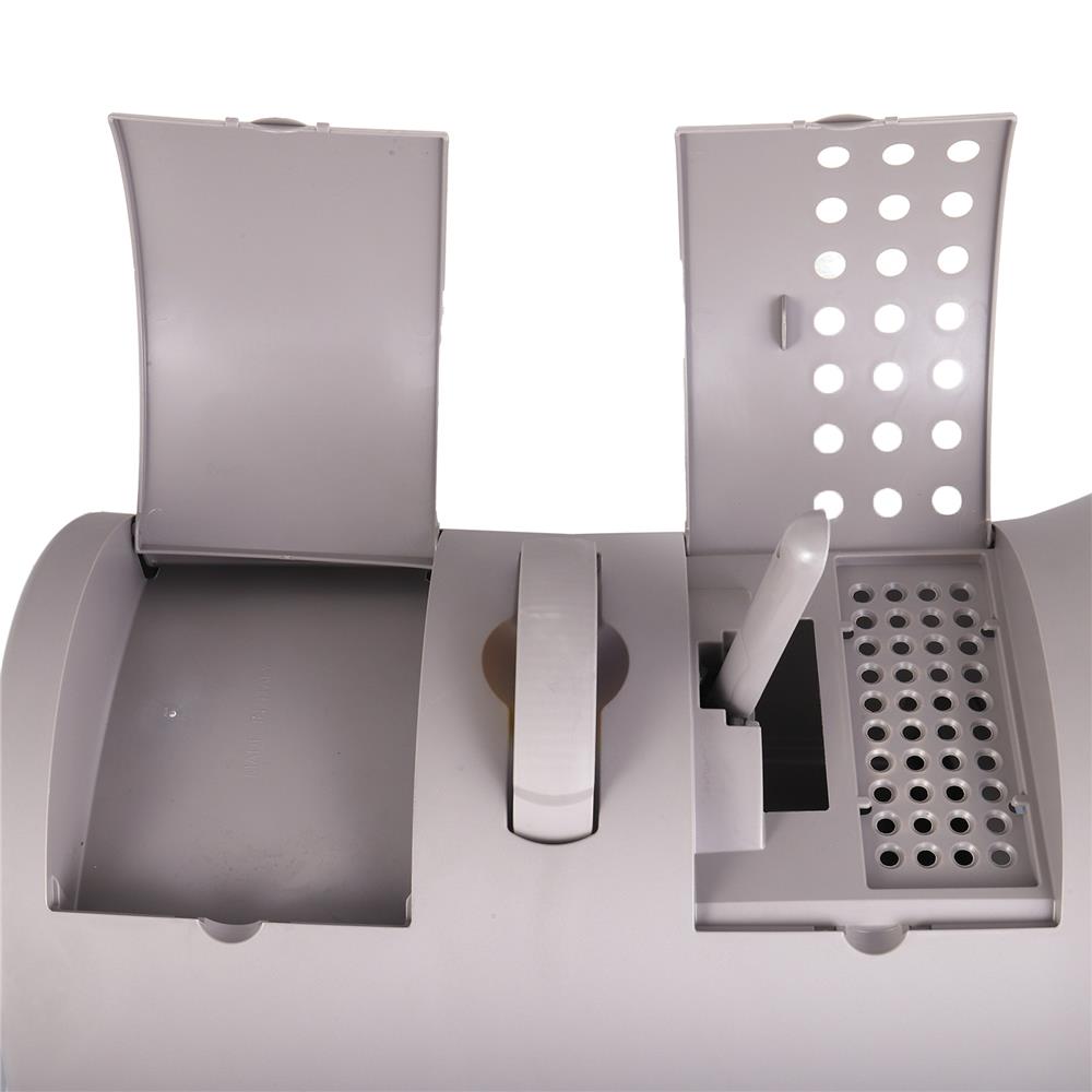 ห้องน้ำแมวแบบโดมมีลิ้นชัก IMAC สีเทา