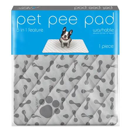 แผ่นรองฉี่สัตว์เลี้ยง PET PEE PAD ไซซ์ XL สีเทา_0