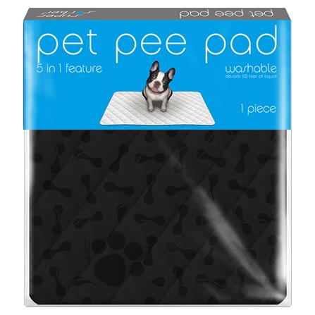 แผ่นรองฉี่สัตว์เลี้ยง PET PEE PAD ไซซ์ S สีชาร์โคล_0