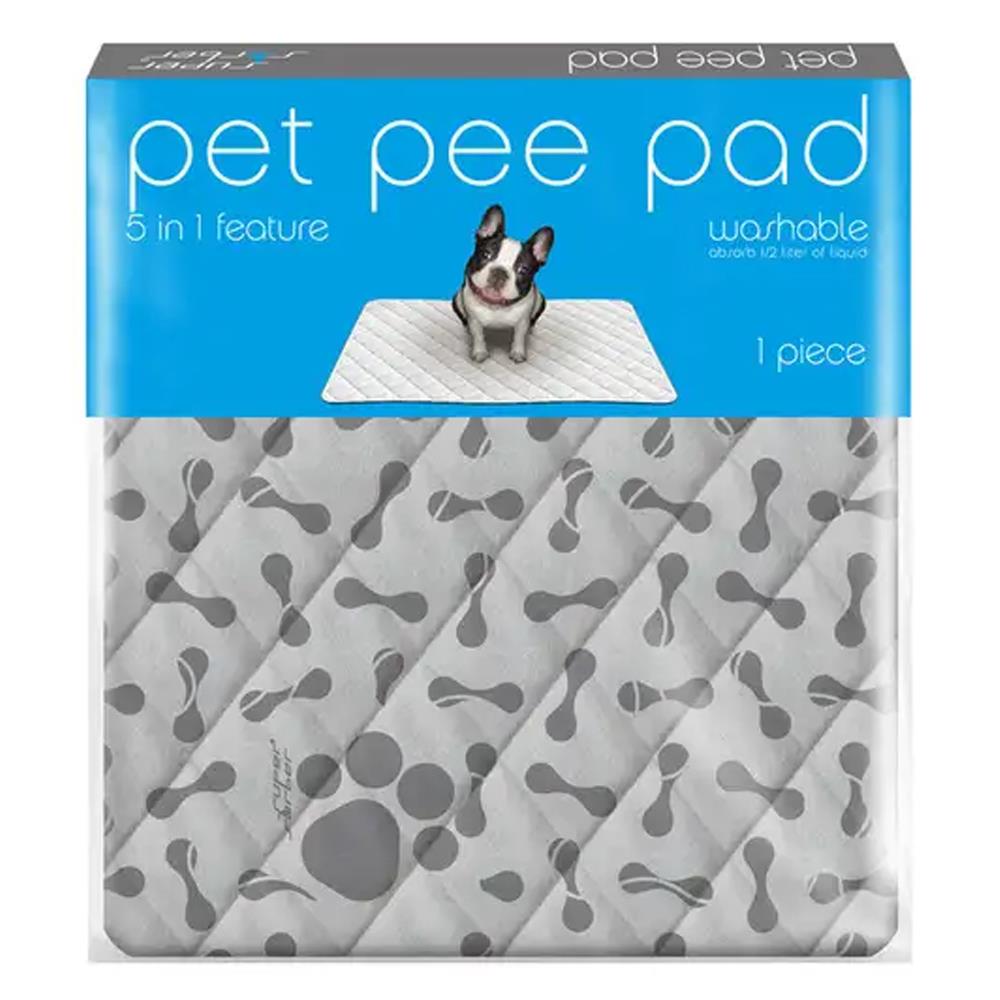 แผ่นรองฉี่สัตว์เลี้ยง PET PEE PAD ไซซ์ S สีเทา
