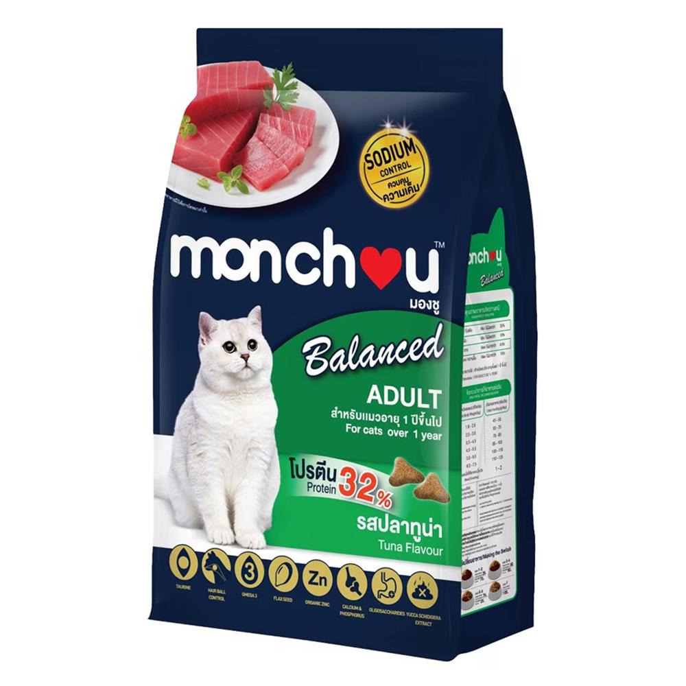 อาหารแมว MONCHOU BALANCE ADULT TUNA 1.1 กก.