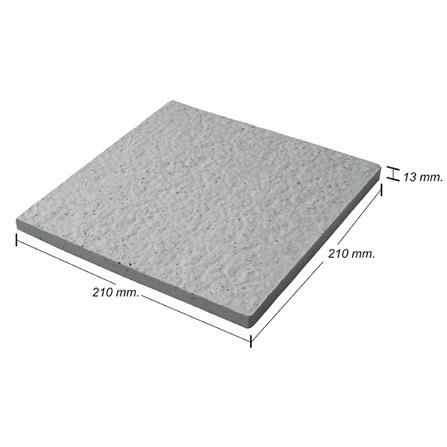 กระเบื้องดินเผา 8x8 นิ้ว KENZAI แกรนิตโต้ ไททาเนียมเกรย์ 16P_3