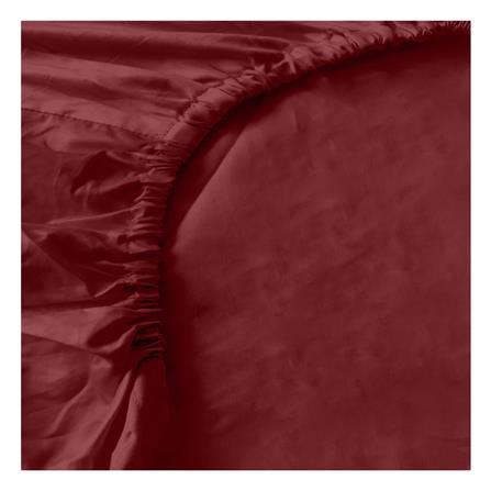 ชุดผ้าปูที่นอน 3.5 ฟุต 2 ชิ้น BENEATH BURGUNDY สีแดง_5