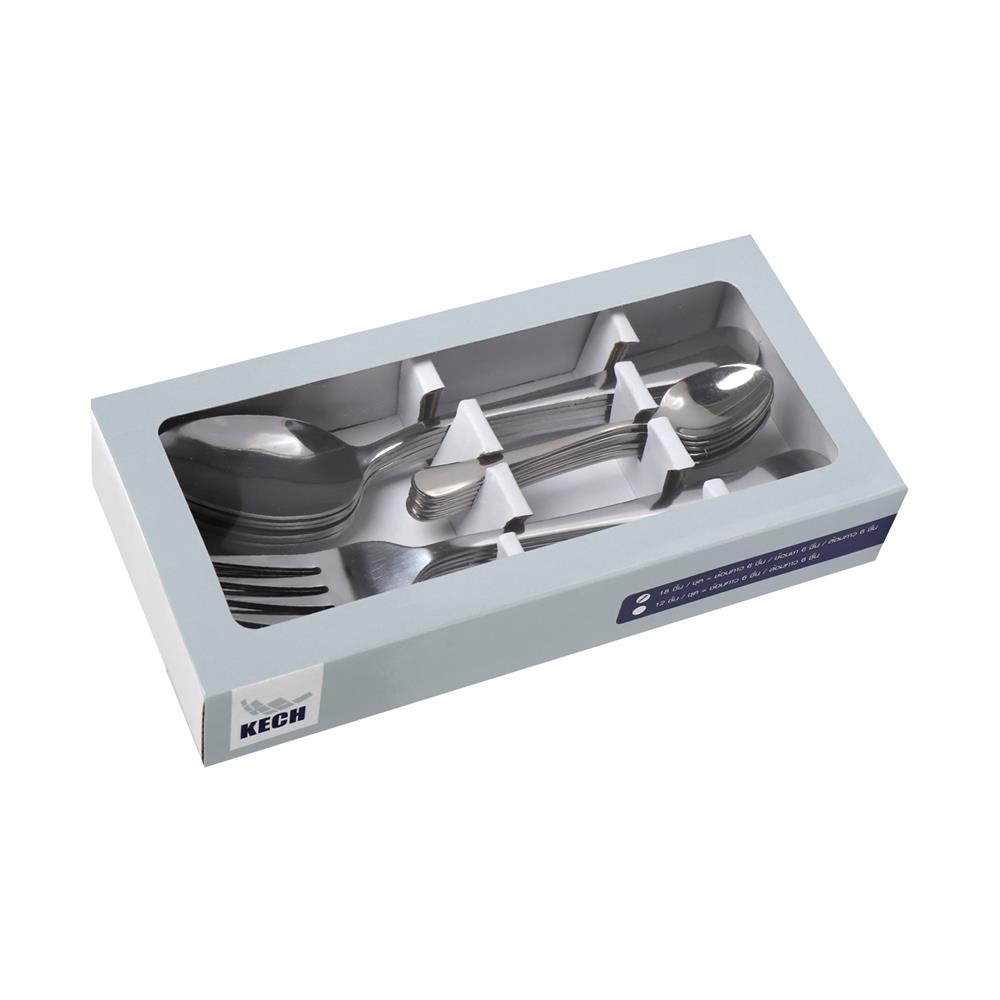 ชุดช้อนส้อมสเตนเลส KECH ARAN 18 ชิ้น