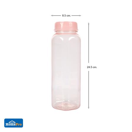 ขวดน้ำพลาสติก PET KECH PASTEL 8142 1.2 ลิตร สีชมพู_5
