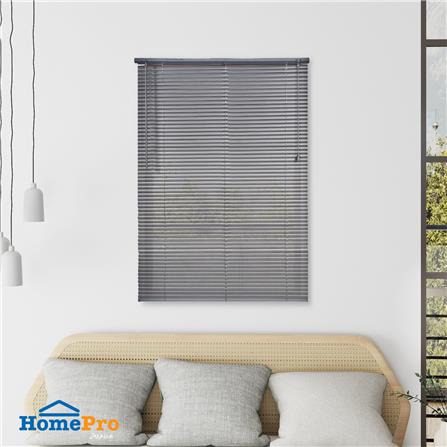 มู่ลี่ไวนิล HOME LIVING STYLE WOOD 90X130 ซม. สีเทา_6