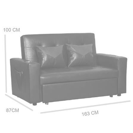 โซฟาเบด AS FURNITURE CHARLOTTE CGY สีเทา_7