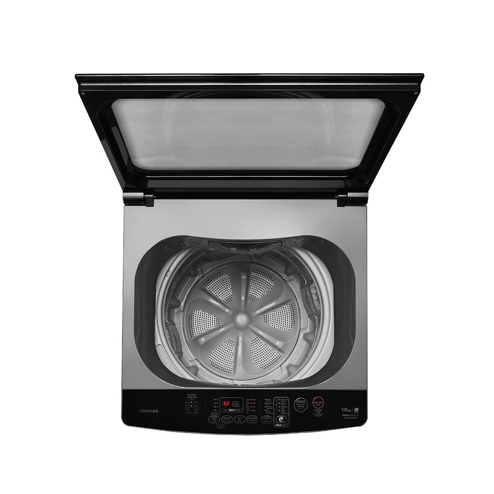 เครื่องซักผ้าฝาบน TOSHIBA AW-DM1100PT(MK) 10 กก. อินเวอร์เตอร์ สีเทา