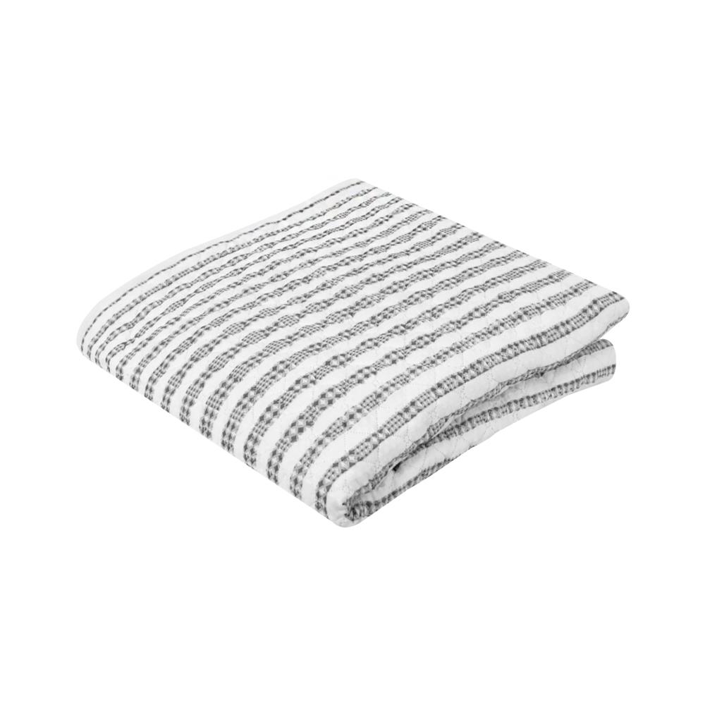 ผ้าคลุมเตียง 6 ฟุต HOME LIVING STYLE GREYSON สี WHITE STRIPE_1