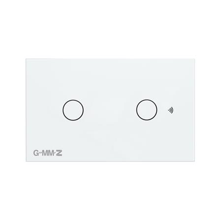 สวิตช์สมาร์ททัช 2 ช่อง GMMZ Z SMART สีขาว_0