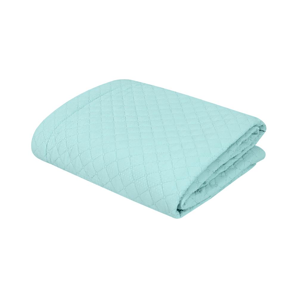 ผ้าคลุมเตียง 6 ฟุต HOME LIVING STYLE ALESIA สีเขียว_0