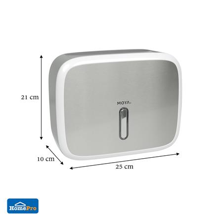 กล่องกระดาษทิชชู่ MOYA 9102C สีขาว_7