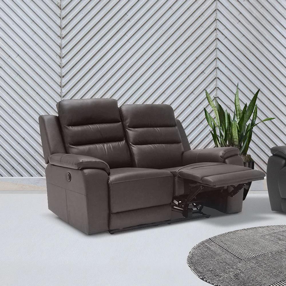 RECLINER 2 ที่นั่ง SB FURNITURE NASANTO สีน้ำตาล