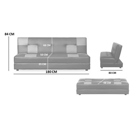 โซฟาเบด AS FURNITURE NARNIA DBW PD สีน้ำตาลเข้ม_6