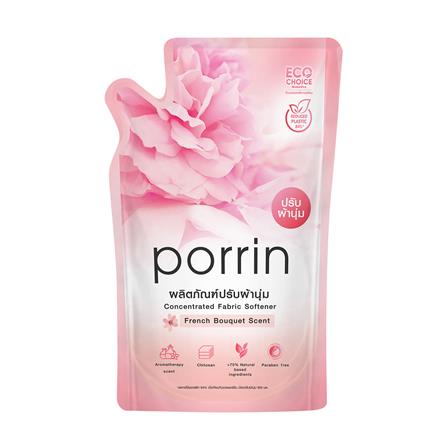 รีฟิลน้ำยาปรับผ้านุ่ม PORRIN 580 มล. FRENCH BOUQUET แพ็ก 3 ชิ้น_1