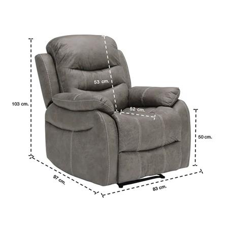 RECLINER SB FURNITURE MIKU สีน้ำตาล_3