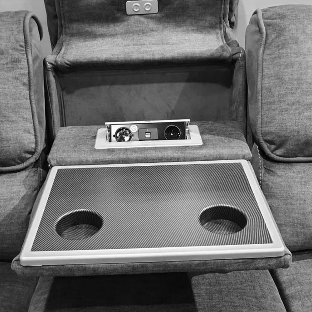 RECLINER 3 ที่นั่ง SB FURNITURE MARAGE สีเทา