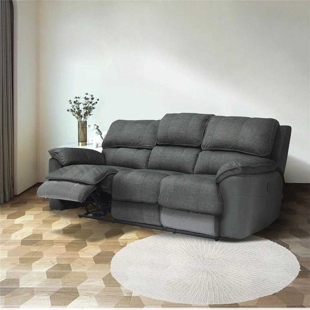RECLINER 3 ที่นั่ง SB FURNITURE MARAGE สีเทา